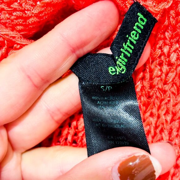 EXGIRLFRIEND Coral open-knit sweater | Lightweight long sleeve pullover | Small* - Picture 8 of 8